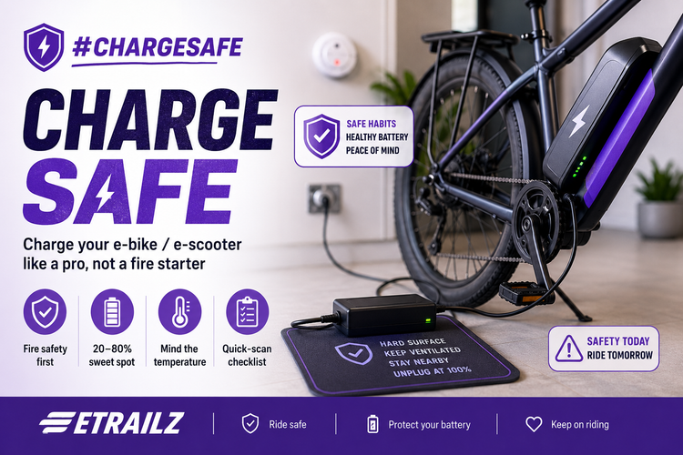 Safe E-Bike & E-Scooter Charging Guide