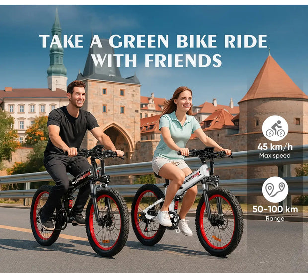 SAMEBIKE LO26Plus | 26" | 48V 15Ah | 1000W | 45KM/H