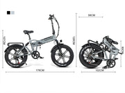 SAMEBIKE: XWLX09 Fat Tire Folding Electric Bike