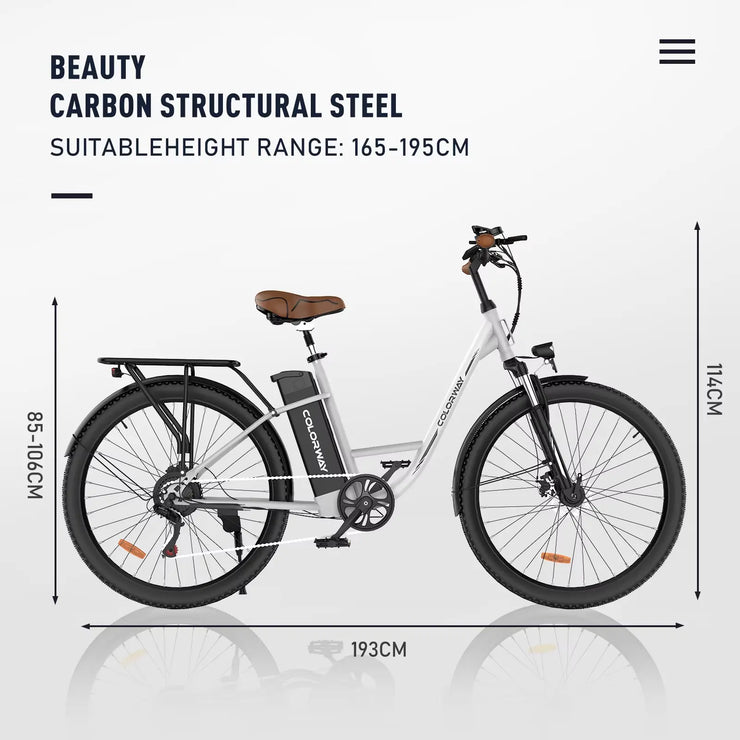 COLORWAY | BK31 | 350W 36V 15Ah  28*2.0'' Tire