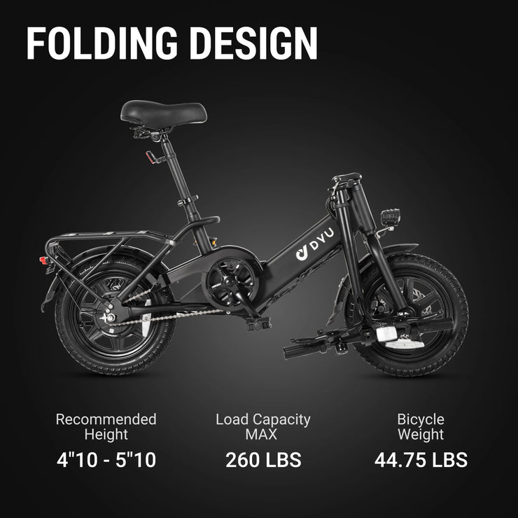 DYU C3 | 350W | 36V 7.5Ah | 25km/h