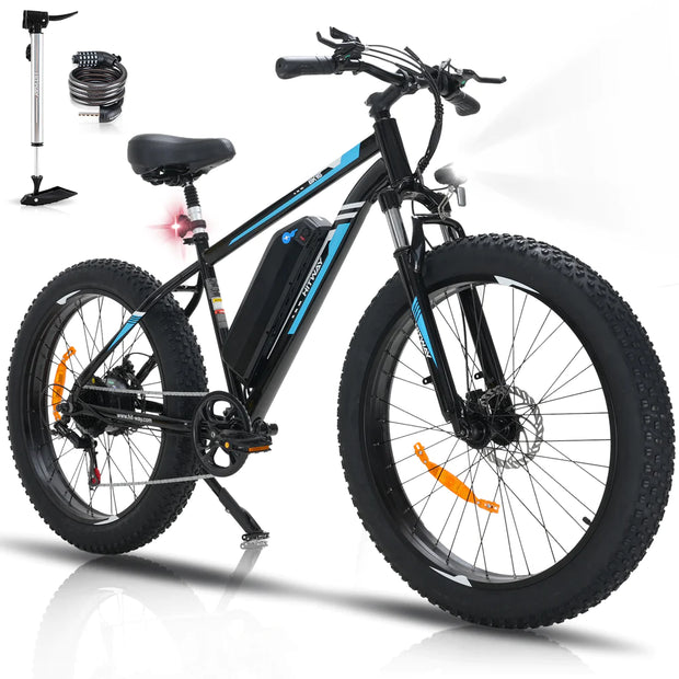 HITWAY BK15 E-Bike 250W Motor|48V 15Ah Battery| 26*4.0'' Tire