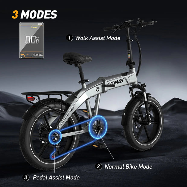 HITWAY BK36 | 48V 10.4Ah | 31-62 Miles Range