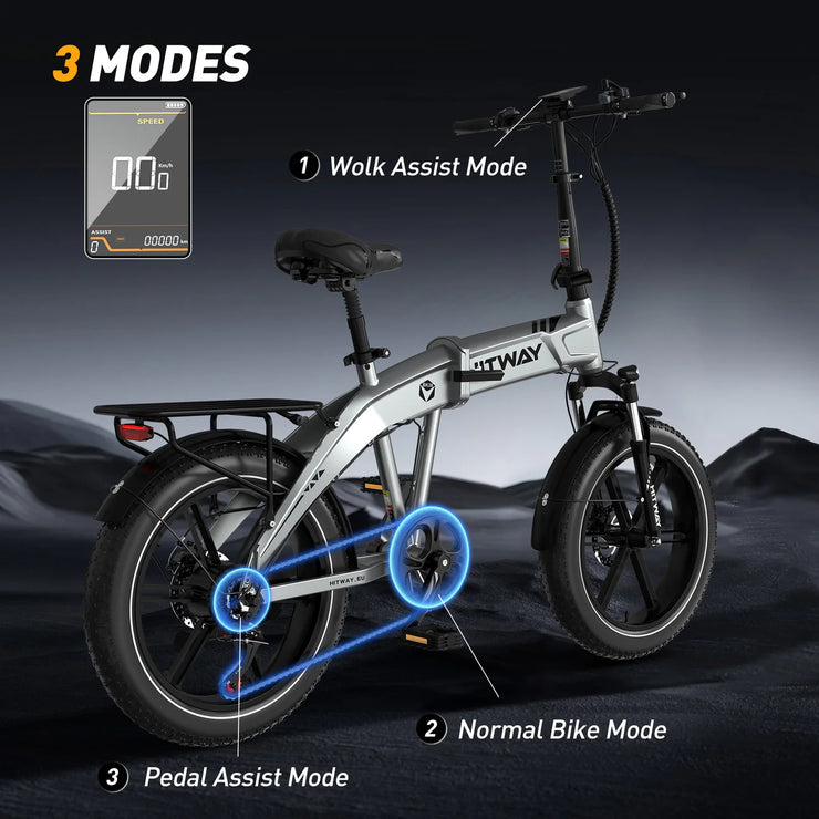 HITWAY BK36 | 48V 10.4Ah | 31-62 Miles Range
