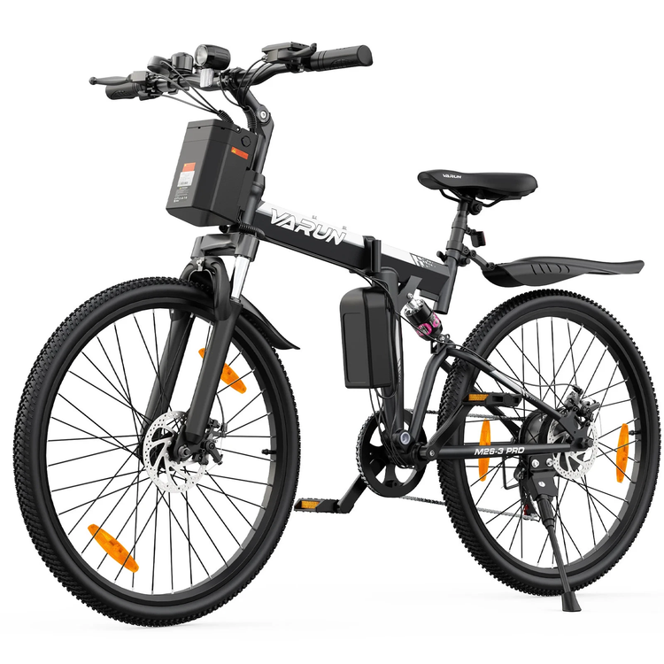 VARUN M26-3 Pro White folding electric bike