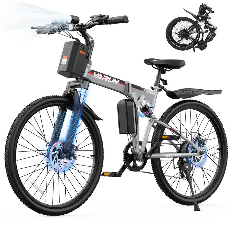 VARUN M26-3 Pro Silver with folding and component illustrations