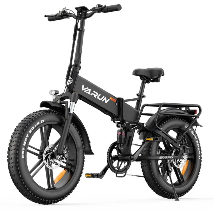 Black VARUN S20-2 Pro drivetrain and frame view