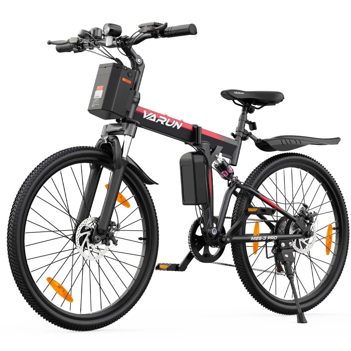VARUN M26-3 Pro Red folding electric bike