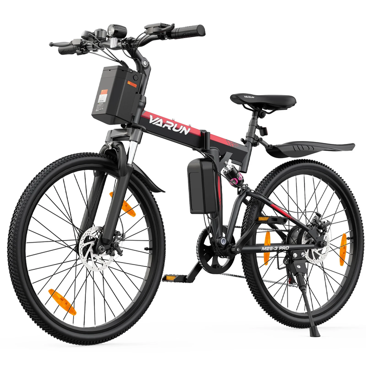 VARUN M26-3 Pro Red folding electric bike
