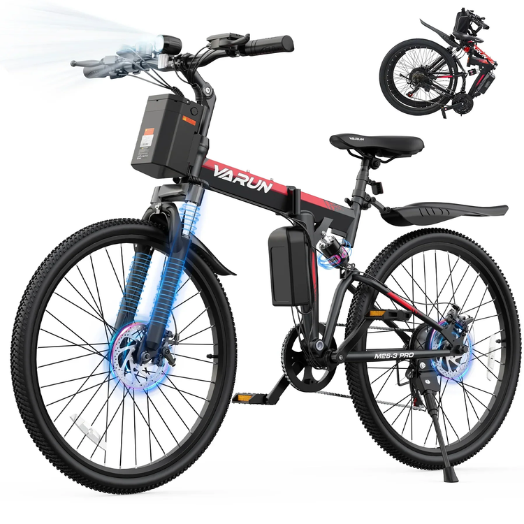 VARUN M26-3 Pro Red with folding and component illustrations