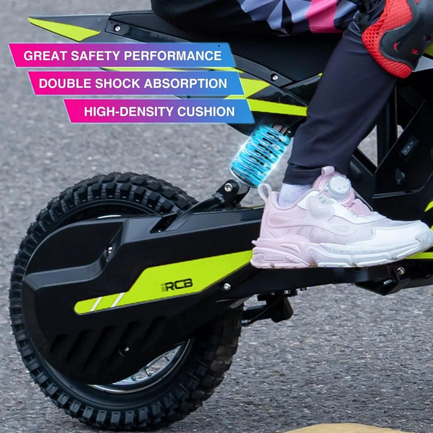 RCB R9X 300W Electric Kids Motorcycle 36V 4Ah Battery E-Bike