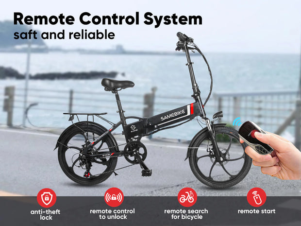 SAMEBIKE 20LVXD30 Folding Electric Bike -20 Inch Tires|350W|10.4Ah | Max 35KM/H