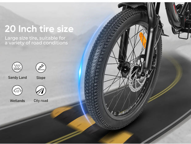 SAMEBIKE CY20 |350W|36V 12Ah|32KM/H