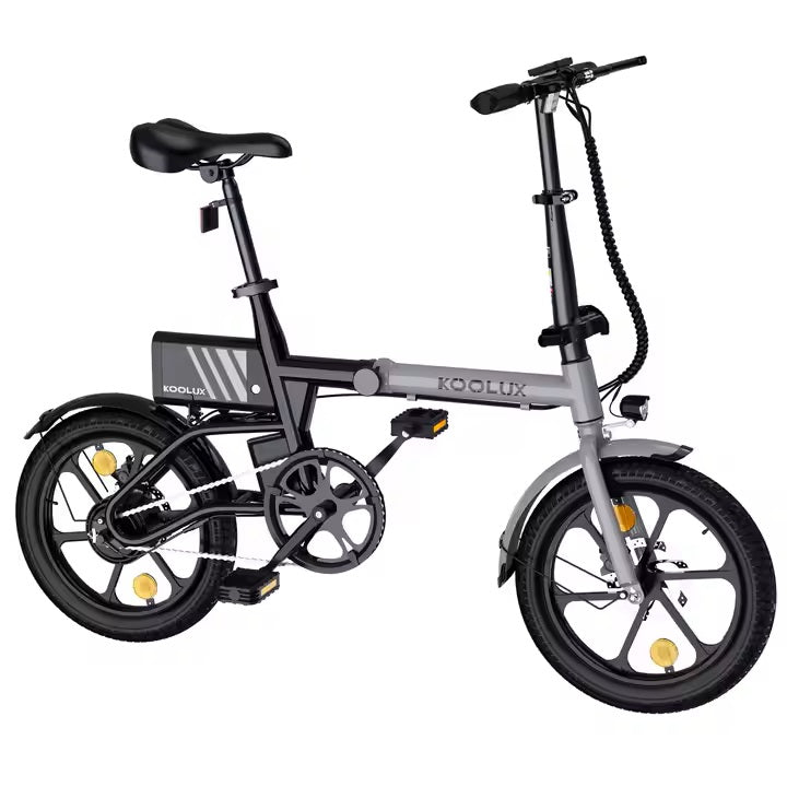 KOOLUX - X1 FOLDING E-BIKE:250W Motor/ 16 INCH TIre/ 25-60KM Range/ 6.0Ah Battery