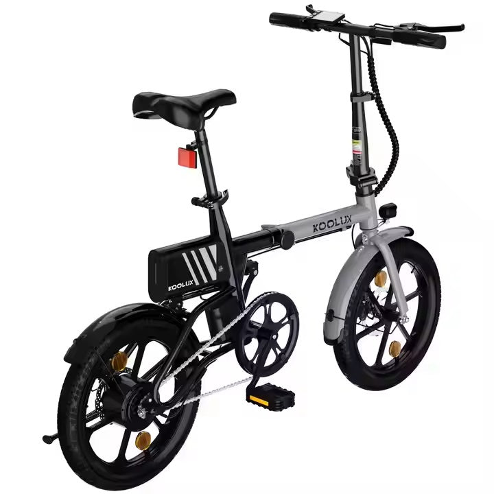 KOOLUX - X1 FOLDING E-BIKE:250W Motor/ 16 INCH TIre/ 25-60KM Range/ 6.0Ah Battery