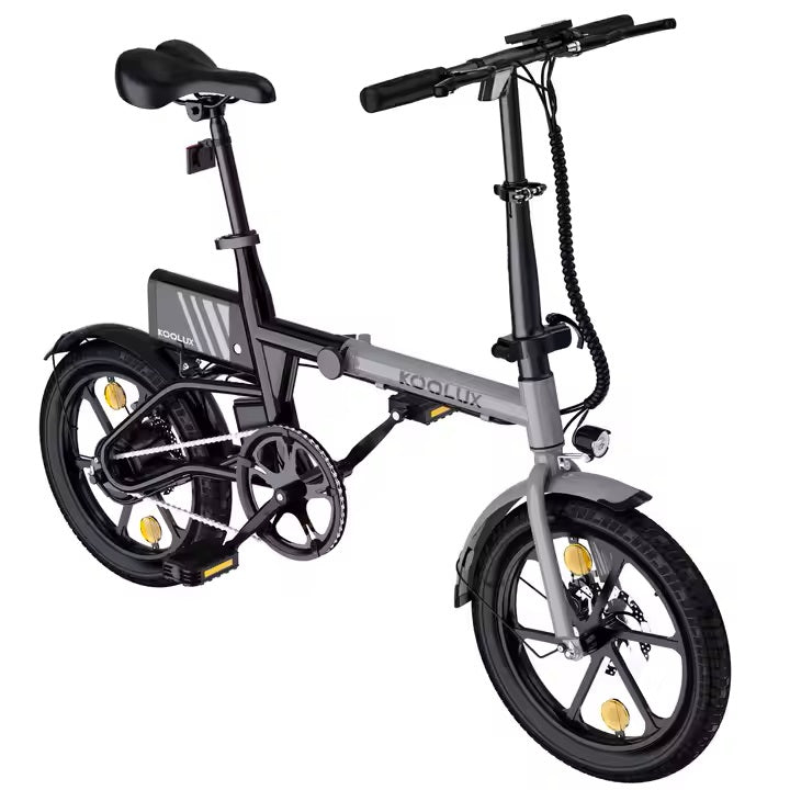 KOOLUX - X1 FOLDING E-BIKE:250W Motor/ 16 INCH TIre/ 25-60KM Range/ 6.0Ah Battery