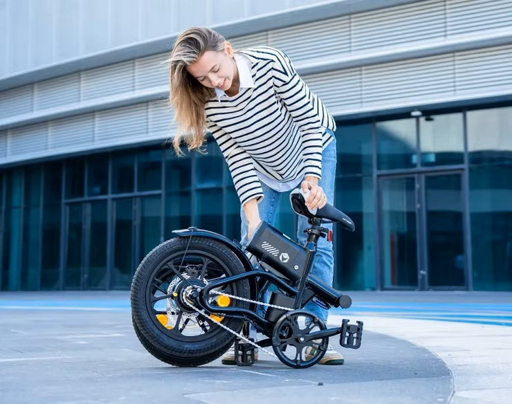 KOOLUX - X1 FOLDING E-BIKE:250W Motor/ 16 INCH TIre/ 25-60KM Range/ 6.0Ah Battery